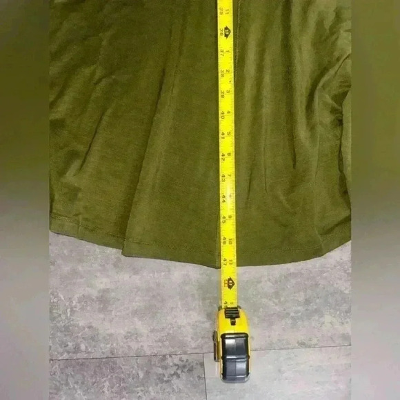 NINETY Percent Woman’s Tencel Single Jersey Paneled Tank Green Dress SZ S - Picture 11 of 11